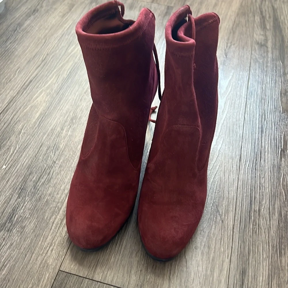 Stuart Weitzman Suede Booties - Picture 5 of 13
